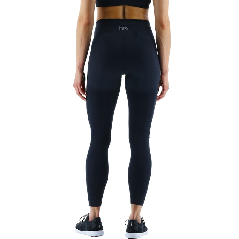 Malla larga TYR BASE KINETIC tiro alto 28 mujer negra