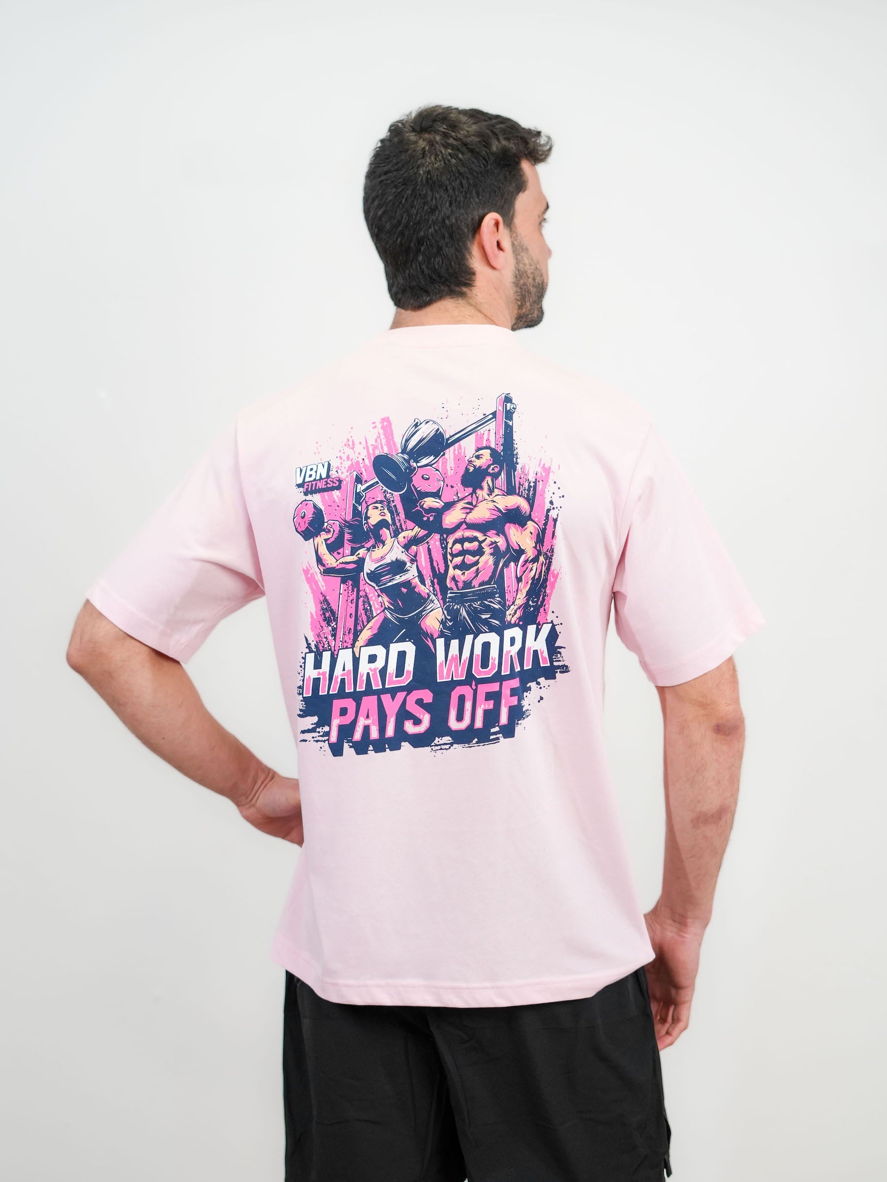 Camiseta oversize Hard Work Pays Off