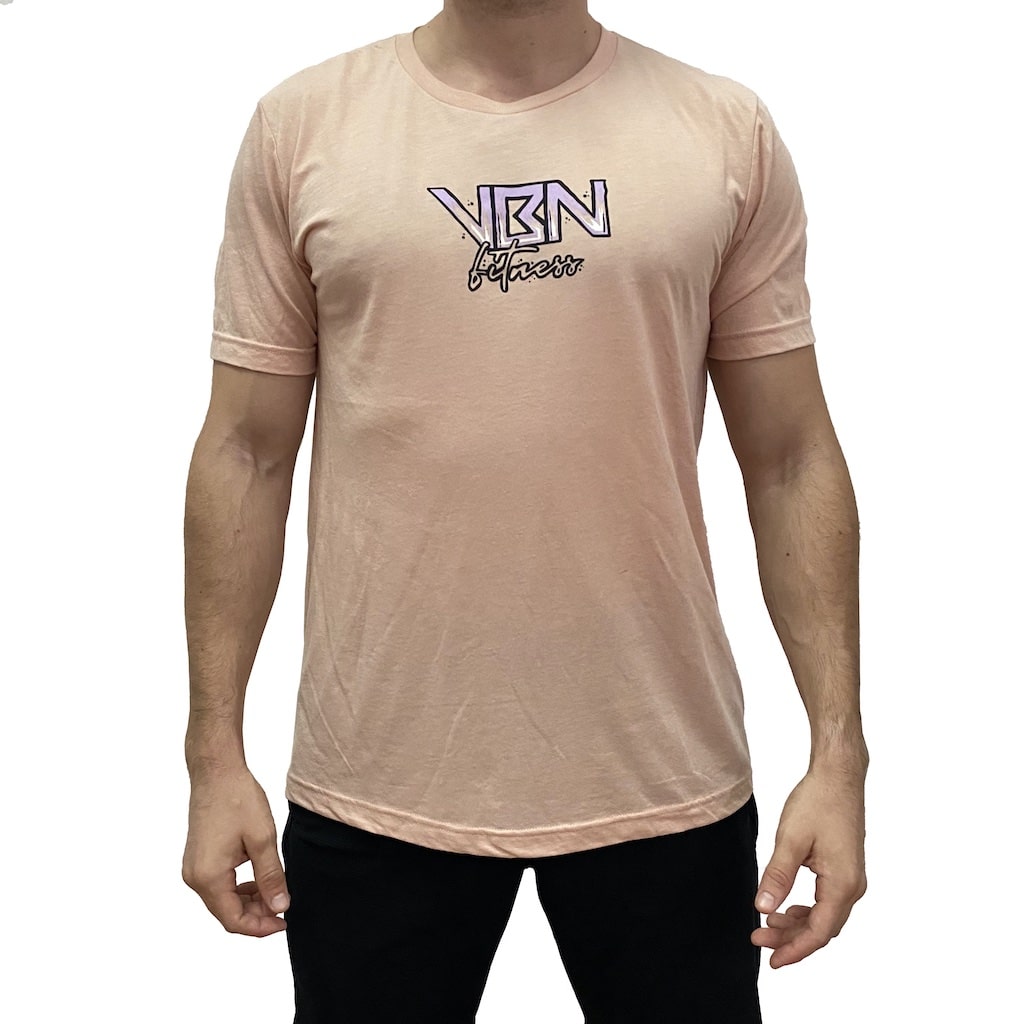 camiseta win or die color melocoton vbn fitness