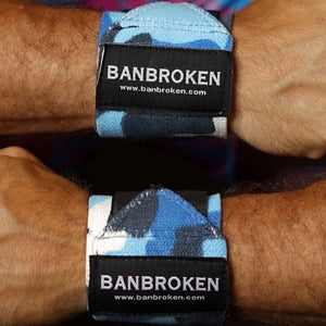 muñequera elastica banbroken camo blue