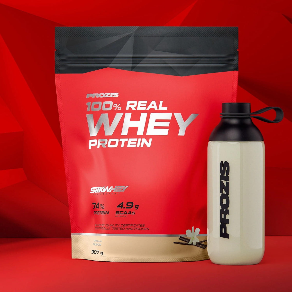 Proteína concentrada Prozis Whey (907g) - Vainilla