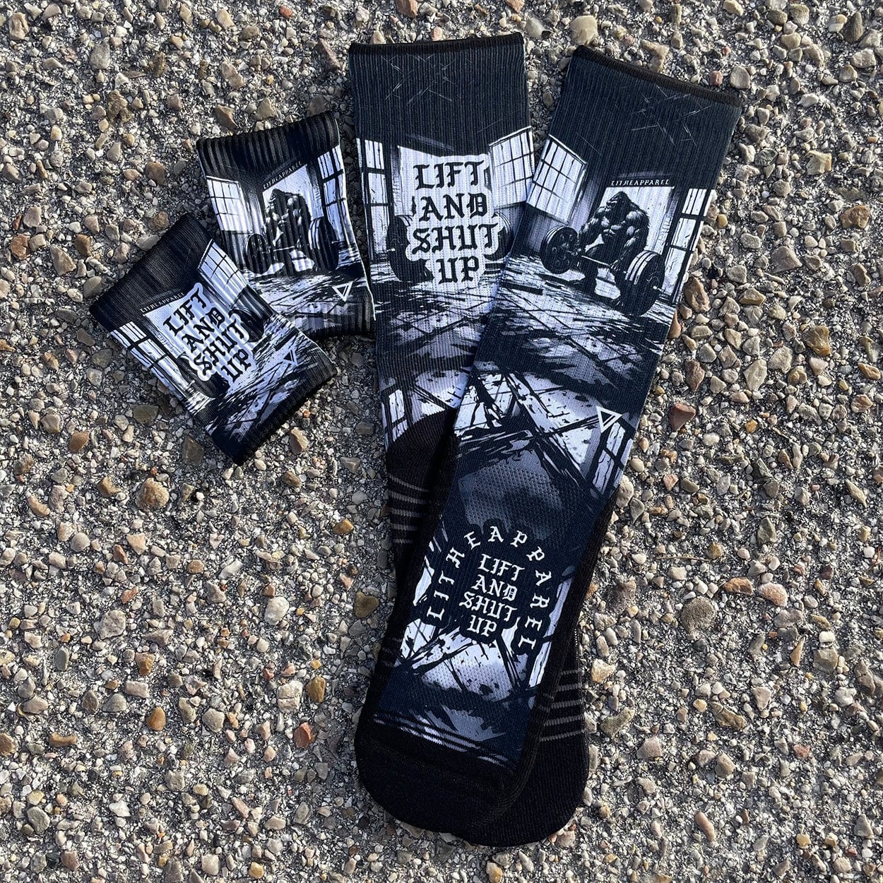 Calcetines LitheApparel Lift and shut up