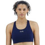 Sujetador deportivo TYR JOULE ELITE tira clasica azul marino