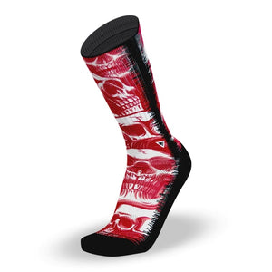 calcetines litheapparel calavera escarlata