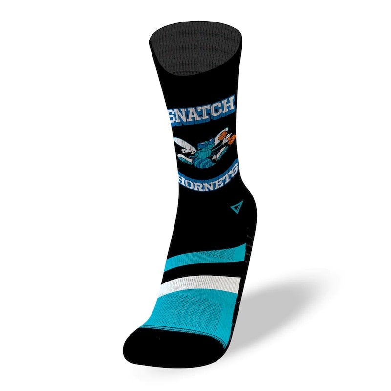 calcetines litheapparel snatch hornets negro