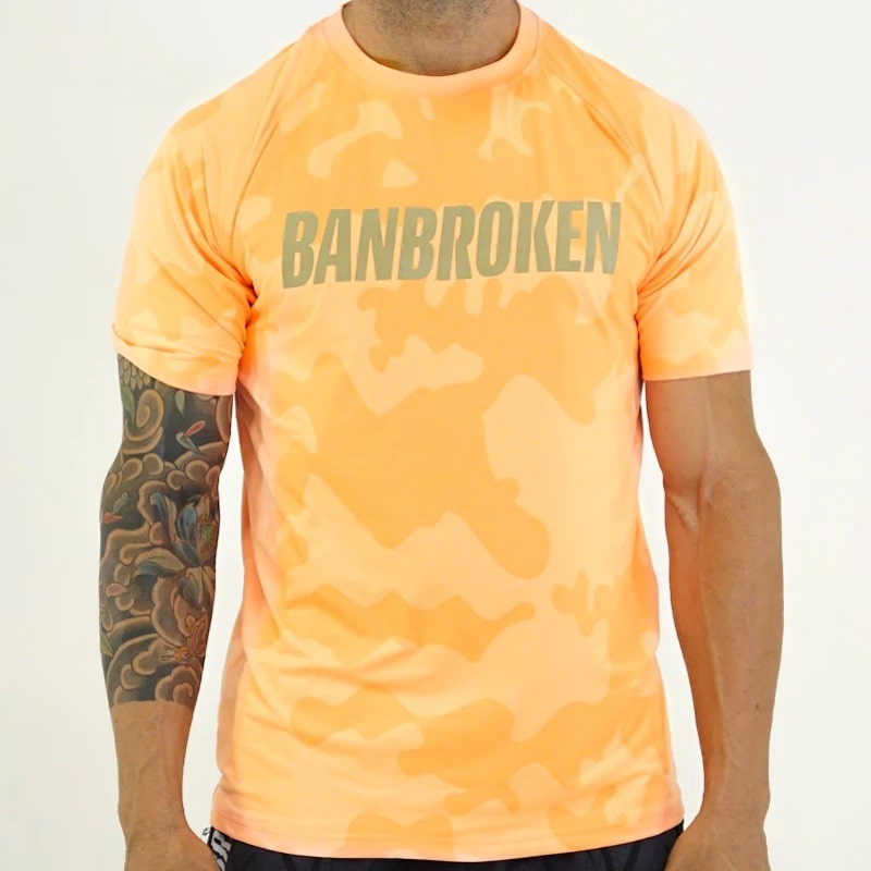 camiseta hombre ubuntu neon banbroken