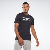 Camiseta Reebok Graphic Series Vector - Negra
