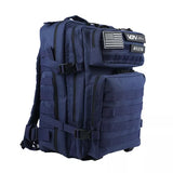 mochila tactica crossfit azul v1 vbn fitness