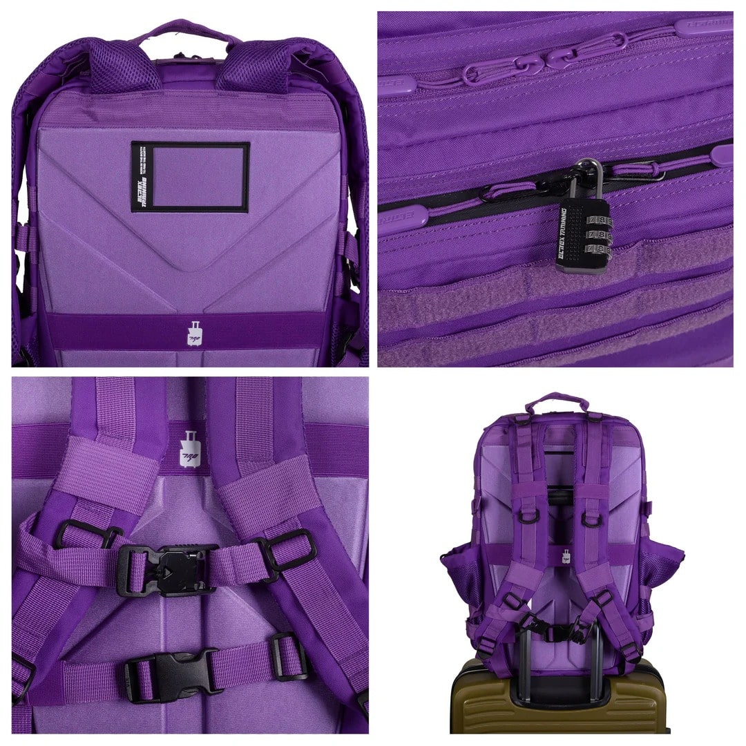 Mochila táctica Elitex Training V1 45L All in - Violeta