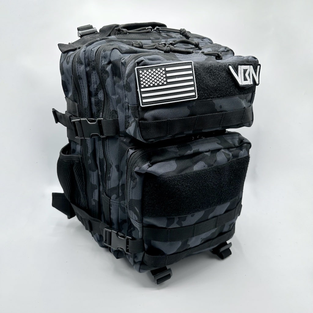 mochila tactica v2 25l vbn fitness gris camo